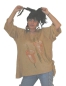 Preview: ASYMMETRISCHE HANDGEMALTE BLUSE N4