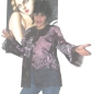 Preview: HANDGESTRICKTES LEDERJACKE  IN PATCHWORKLOOK