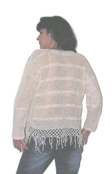 TRAUMHAFTES HÄKELPULLOVER