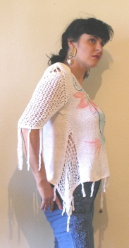 HANDGEMALTES BLUSE 1