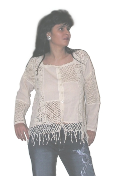 TRAUMHAFTES HÄKELPULLOVER
