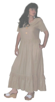 ELEGANTE KLEID MIT FRANSEN