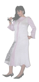 HANDGEMALTES KLEID