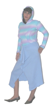 STRICKKOSTÜM REGENBOGEN