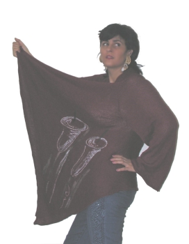 HANDGEMALTE JACKE IN LAGENLOOK XXXL N1