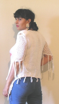 HANDGEMALTES BLUSE 1