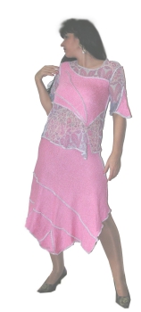 EXKLUSIVE STRICKKOSTÜM ROSA