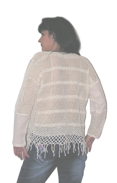 TRAUMHAFTES HÄKELPULLOVER