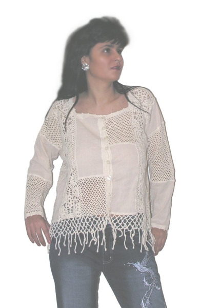 TRAUMHAFTES HÄKELPULLOVER