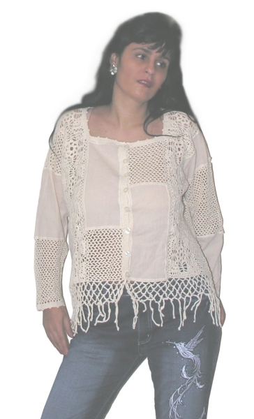 TRAUMHAFTES HÄKELPULLOVER