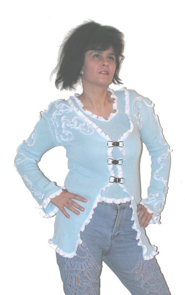 ROMANTISCHES TOP MIT JACKE N3