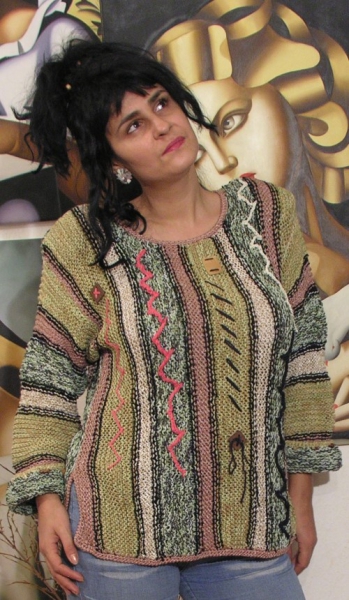 PULLOVER IM FOLKLORE-STIL