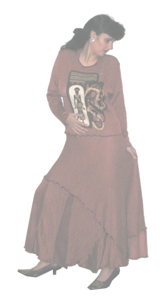 ROMANTISCHES KLEID IN AFRIKA STIL