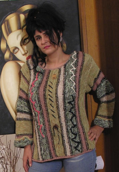 PULLOVER IM FOLKLORE-STIL