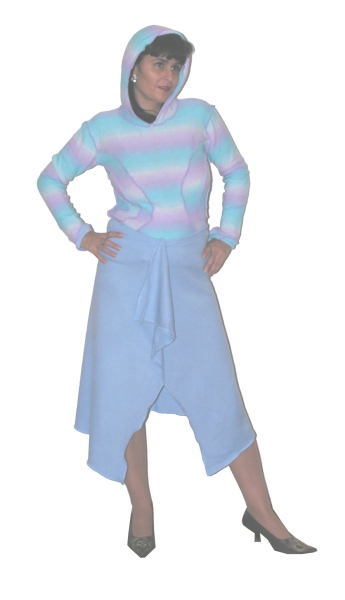 STRICKKOSTÜM REGENBOGEN