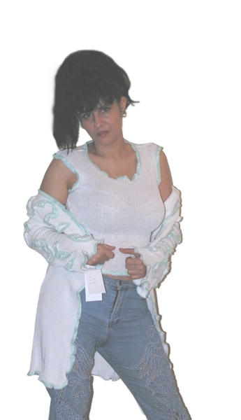 ROMANTISCHES TOP MIT JACKE N1