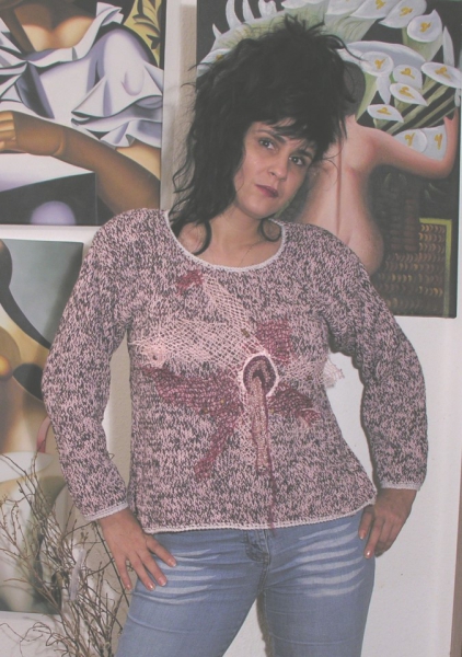 PULLOVER MIT APPLIKATIONEN
