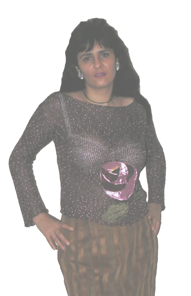 SEXY PULLOVER MIT GLITZER