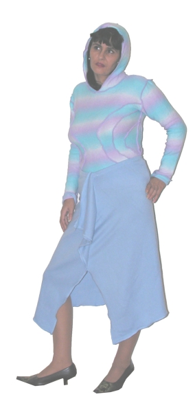 STRICKKOSTÜM REGENBOGEN