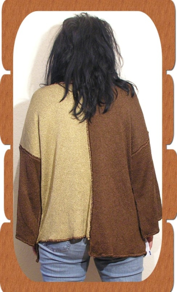 HANDGEMALTE BLUSE  N5