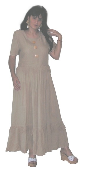 ELEGANTE KLEID MIT FRANSEN