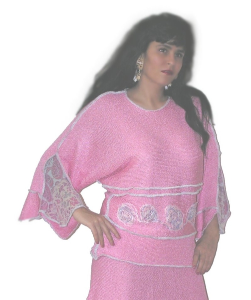 SEXY PONCHO IN ROSA