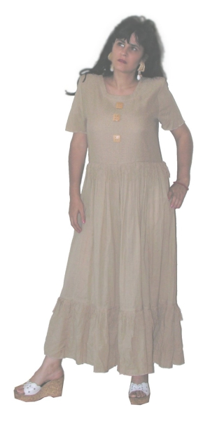 ELEGANTE KLEID MIT FRANSEN